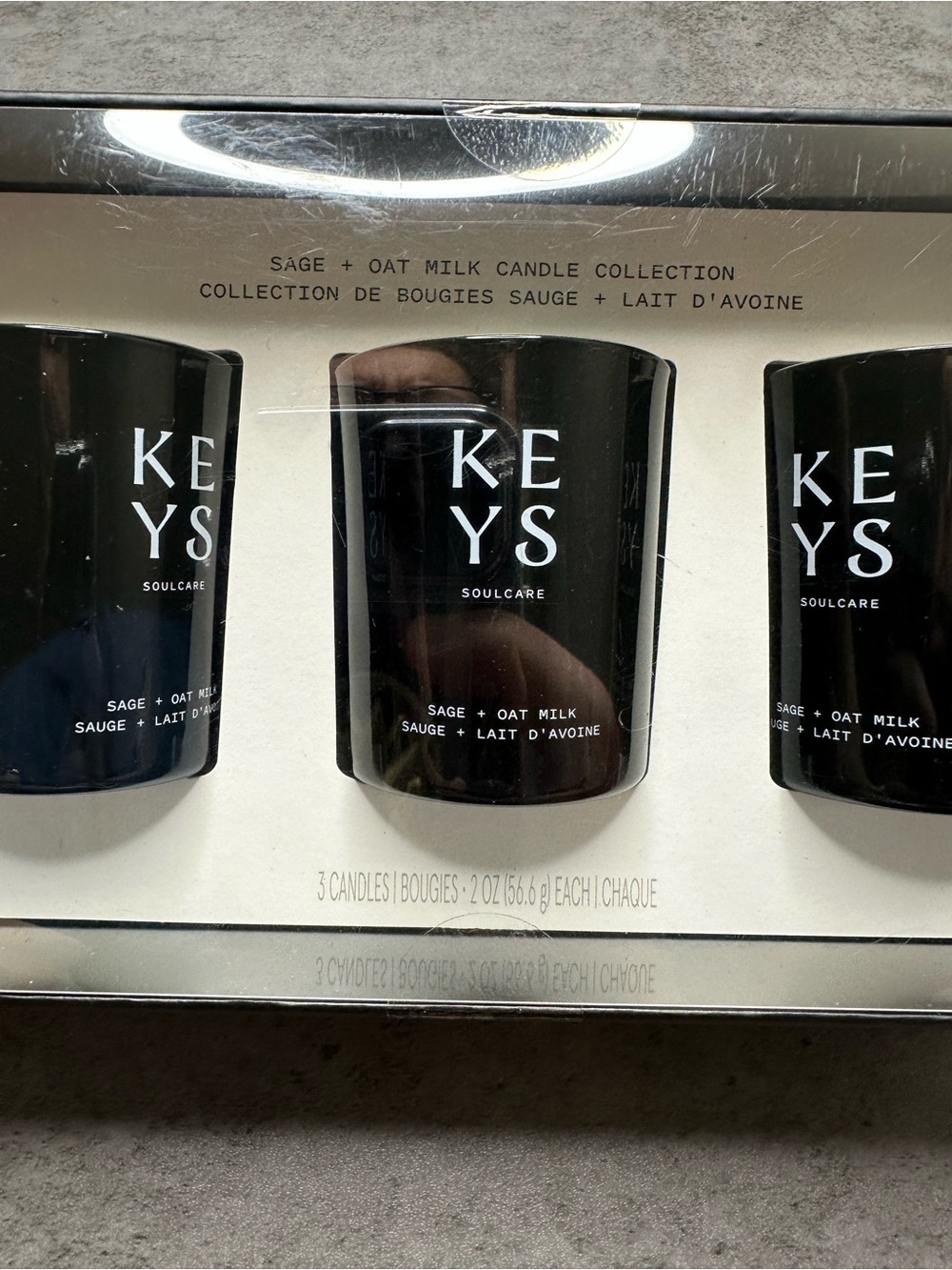 Brand new Keys Soulcare Sage + Oat Milk Candle Collection, 3-piece set. - Picture 2 of 4